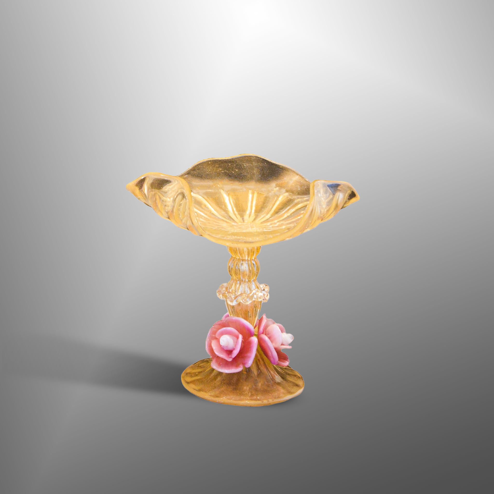 Centrotavola con fiori rosa